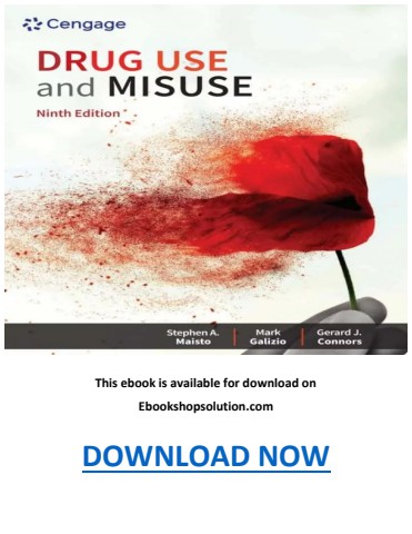 Drug Use and Misuse 9th Edition PDF