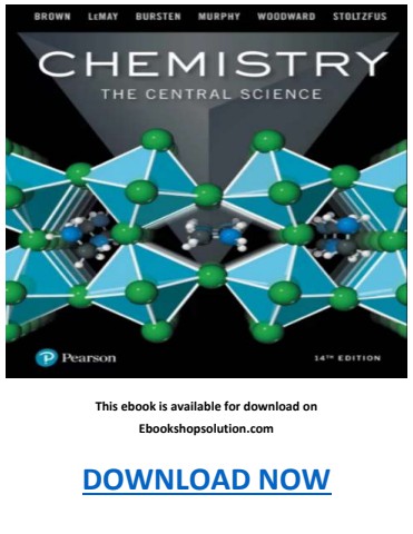 Chemistry The Central Science 14th Edition PDF