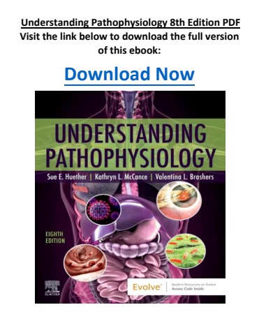 Understanding Pathophysiology 8th Edition PDF