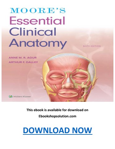 Moore’s Essential Clinical Anatomy 6th Edition PDF