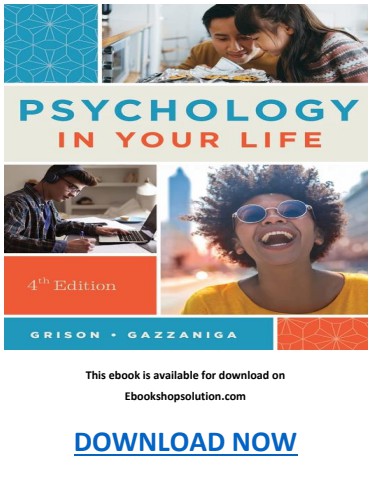 Psychology in Your Life 4th Edition PDF