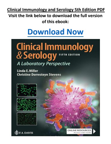 Clinical Immunology and Serology 5th Edition PDF