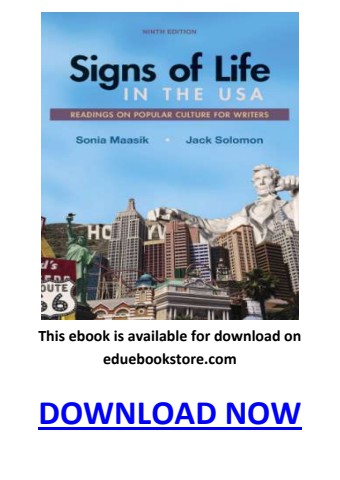 Signs of Life in the USA 9th Edition PDF