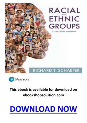 Racial and Ethnic Groups 15th Edition PDF