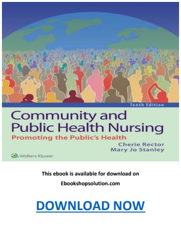 Community and Public Health Nursing 10th Edition PDF