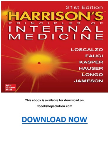 Harrison’s Principles of Internal Medicine 21st Edition Vol.1 and Vol.2 PDF