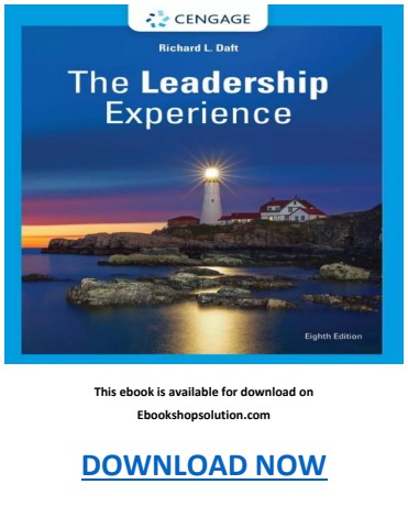 The Leadership Experience 8th Edition PDF