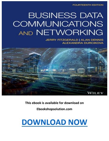 Business Data Communications and Networking 14th Edition PDF