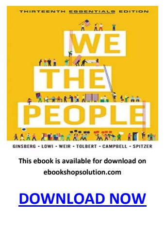 We the People 13th Essentials Edition PDF