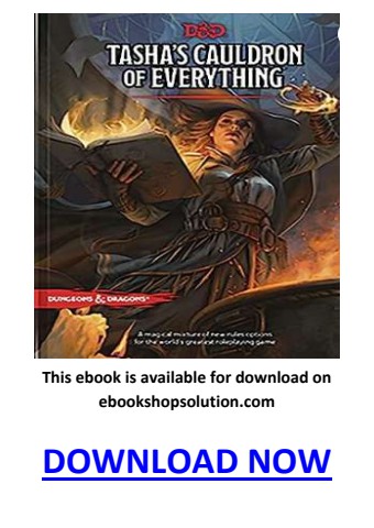 Tashas Cauldron of Everything PDF