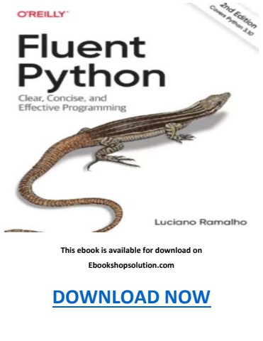 Fluent Python 2nd Edition Pdf