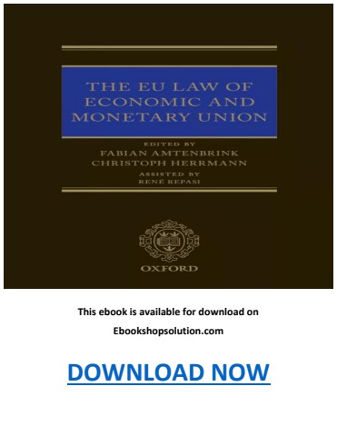 EU Law of Economic and Monetary Union PDF