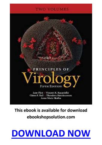 Principles of Virology 5th Edition PDF