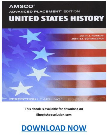 Advanced Placement United States History 4th Edition PDF