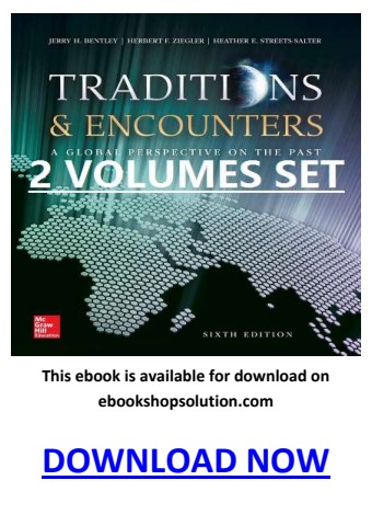 Traditions and Encounters 6th Edition PDF 2 Vols Set