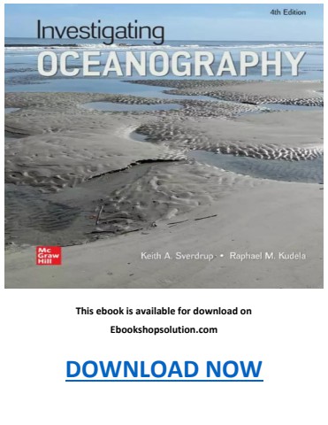 Investigating Oceanography 4th Edition PDF