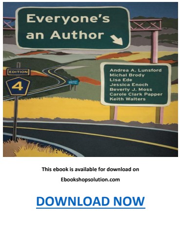 Everyone's an Author 4th Edition PDF