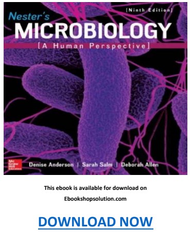 Nester’s Microbiology 9th edition PDF