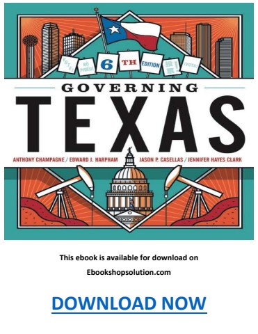 Governing Texas 6th Edition PDF