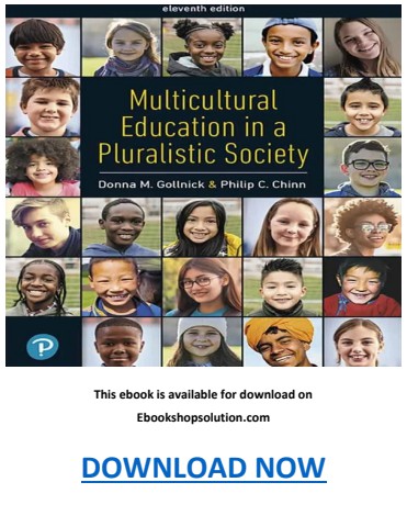 Multicultural Education in a Pluralistic Society 11th Edition PDF