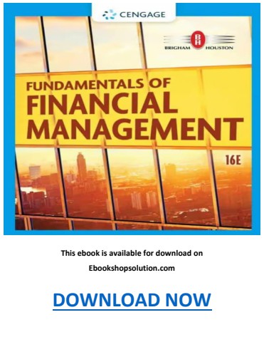 Fundamentals of Financial Management 16th Edition PDF