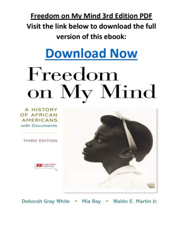 Freedom on My Mind 3rd Edition PDF