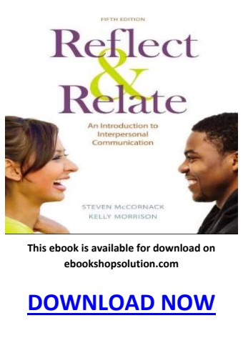 Reflect and Relate 5th Edition PDF