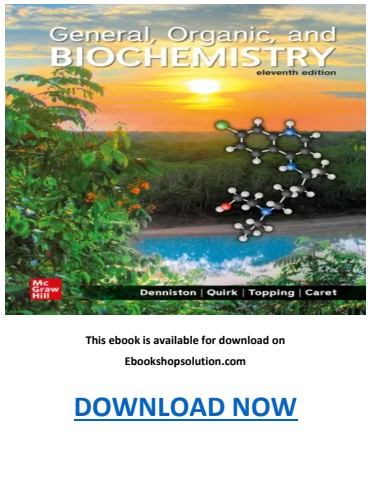 General Organic and Biochemistry 11th Edition PDF