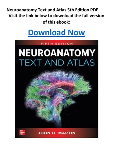 Neuroanatomy Text and Atlas 5th Edition PDF