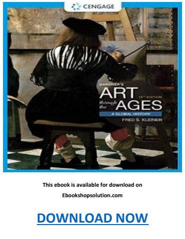 Gardner’s Art Through the Ages 16th Edition PDF