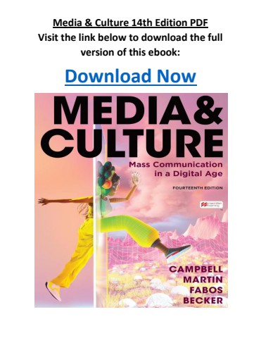 Media & Culture 14th Edition