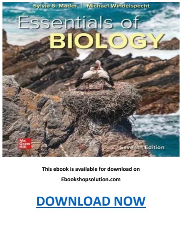 Essentials Of Biology 7th Edition Windelspecht-Mader  PDF