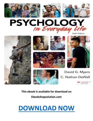 Psychology in Everyday Life 6th Edition PDF