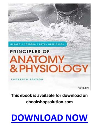 Principles of Anatomy and Physiology 15th Edition PDF