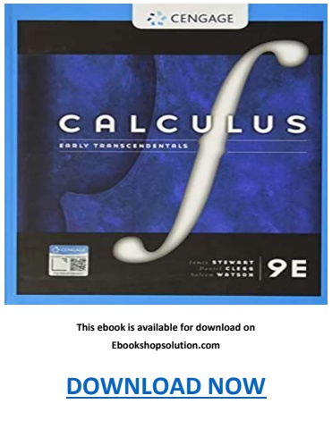 Calculus Early Transcendentals 9th Edition PDF