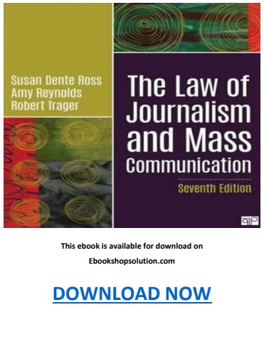 The Law of Journalism and Mass Communication 7th Edition PDF