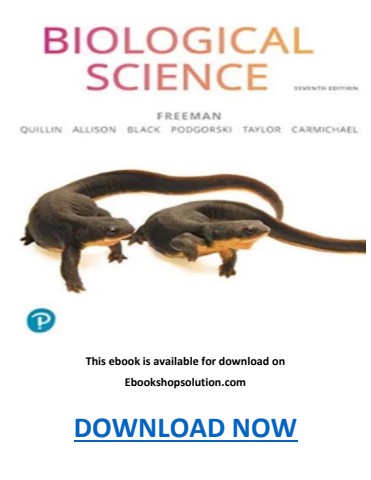 Biological Science 7th Edition PDF
