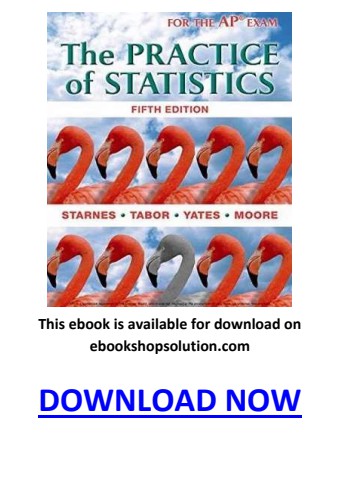 The Practice of Statistics 5th Edition PDF