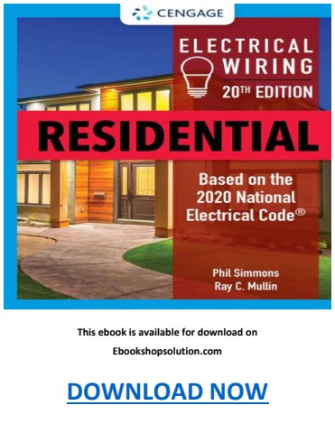 Electrical Wiring Residential 20th Edition PDF