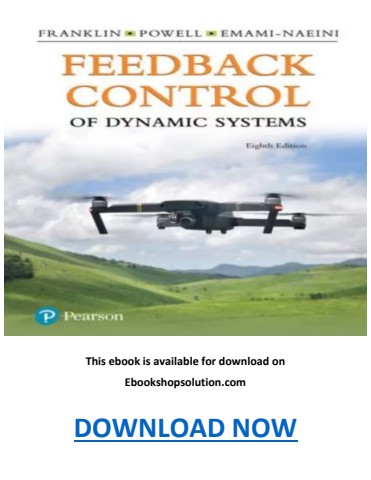 Feedback Control of Dynamic Systems 8th Edition PDF