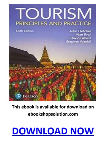 Tourism Principles and Practice 6th edition pdf