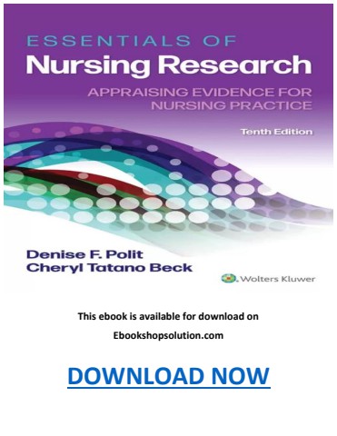 Essentials of Nursing Research 10th Edition PDF