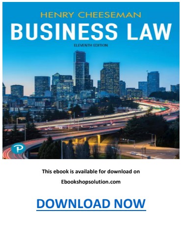 Business Law 11th Edition PDF