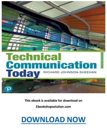 Technical Communication Today 7th Edition PDF