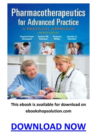 pharmacotherapeutics for advanced practice 4th edition pdf