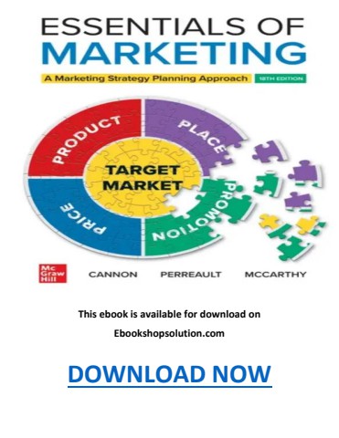 Essentials of Marketing 18th Edition PDF