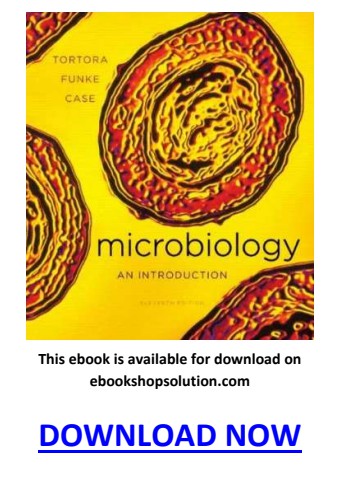 Microbiology An Introduction 11th Edition PDF