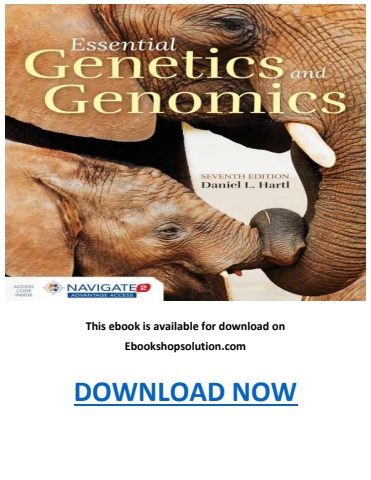 Essential Genetics and Genomics 7th Edition PDF