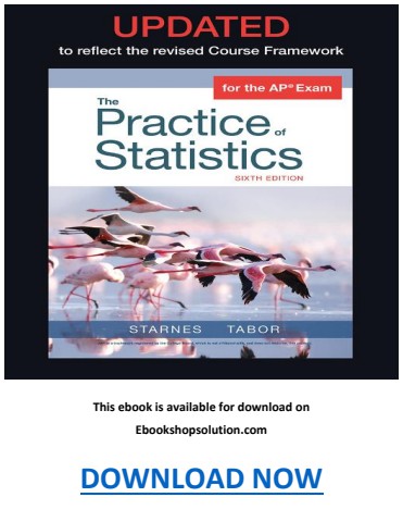 The Practice Of Statistics 6th Edition PDF
