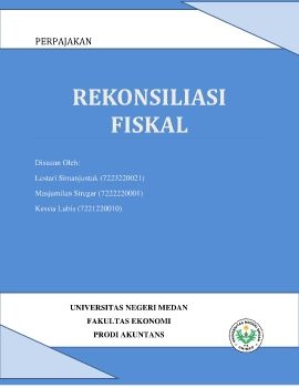 REKONSILIASI FISKAL